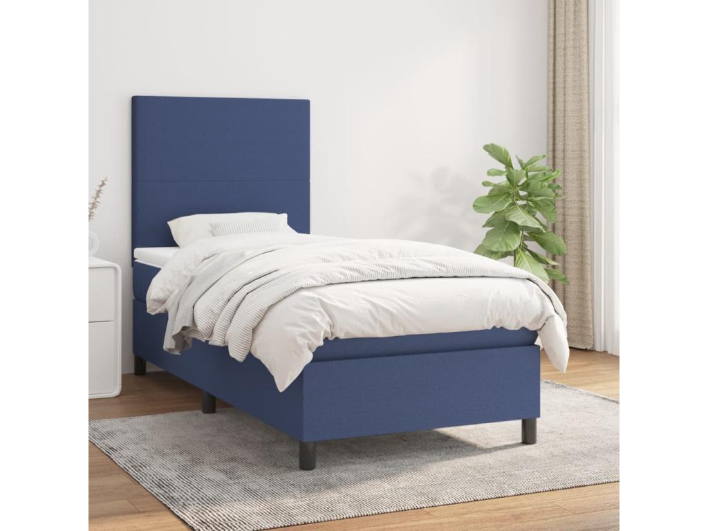Blue Fabric Mattress, 100 x 200 cm