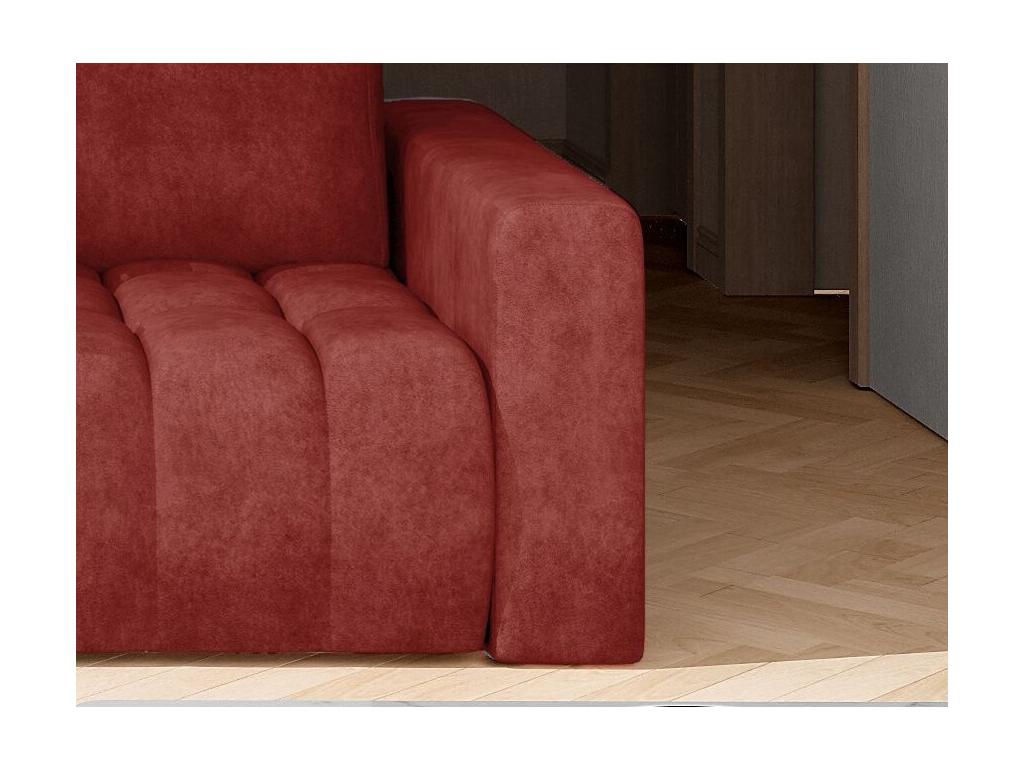 Red Fabric Sofa Bed