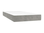 Gray Velvet Mattress, 90 x 200 cm - dlz1766583564762