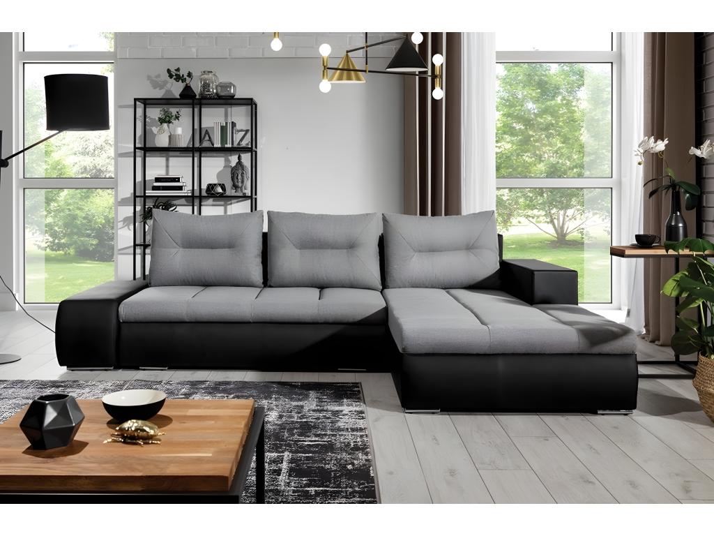 Black Leather Sofa Bed