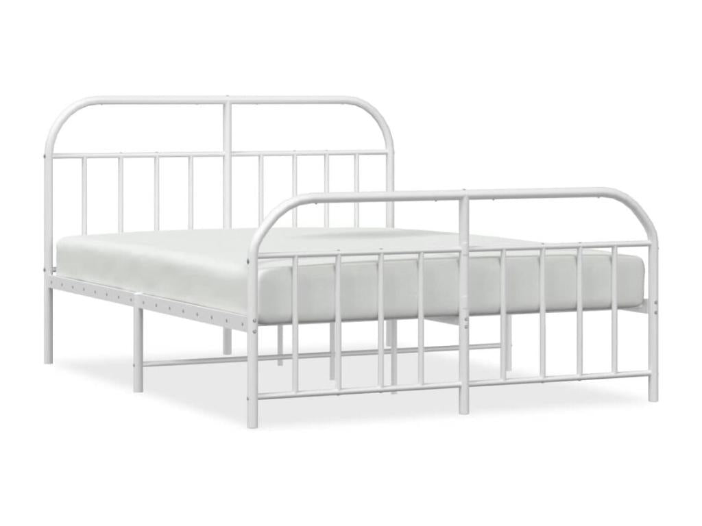 White Metal Mattress, 160 x 200 cm