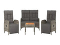 Gray Woven Resin Wicker Home Furniture