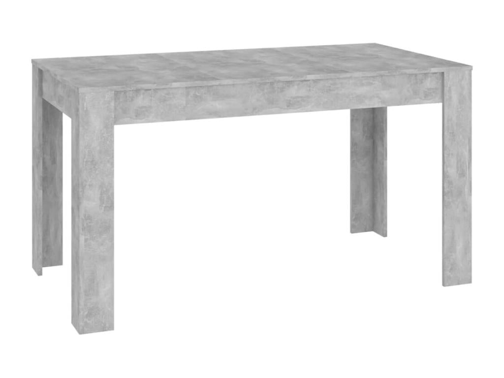 Gray Table, 140 x 74.5 x 76 cm