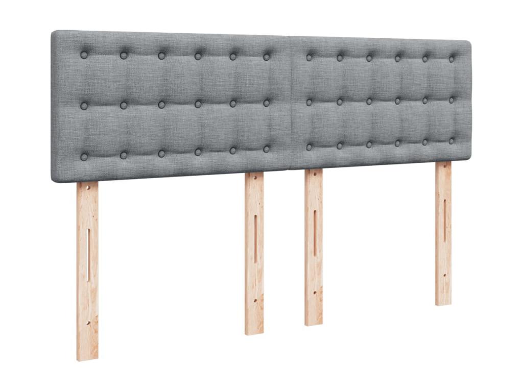 Gray Fabric Mattress, 140 x 200 cm