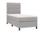 Gray Fabric Mattress, 90 x 200 cm