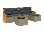 Gray Woven Resin Wicker Outdoor Furniture Set - dlz1766583575472