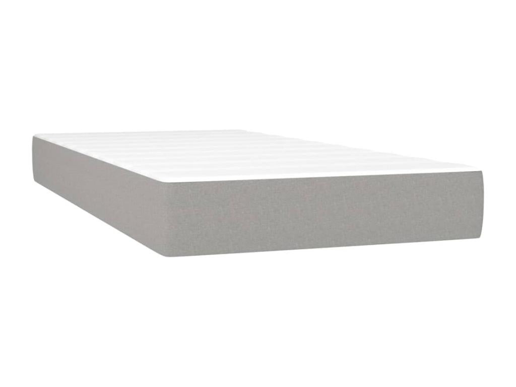 Gray Fabric Mattress, 90 x 200 cm