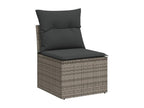 Gray Woven Resin Wicker Outdoor Furniture Set - dlz1766583804007