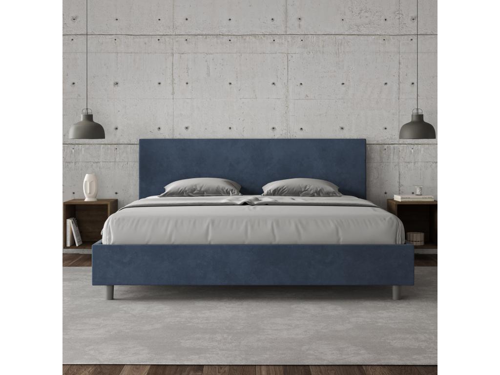 Blue Bed, 180 x 190 cm