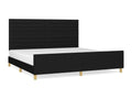 Black Fabric Mattress, 200 x 200 cm