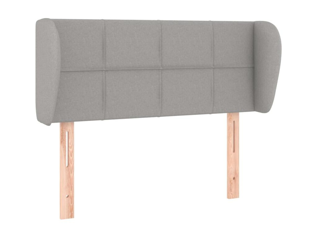 Gray Fabric Bed, 103 x 23 x 78 cm