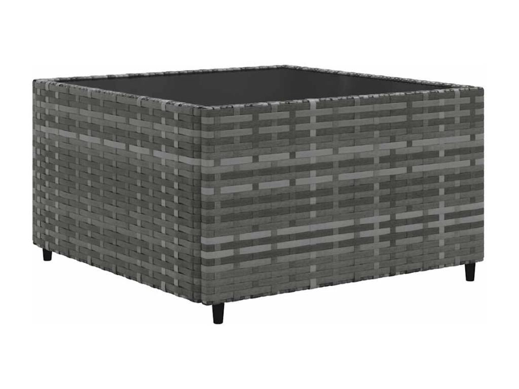 Gray Woven Resin Wicker Outdoor Furniture Set - dlz1766583175940