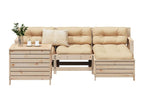Natural Pine Wood Outdoor Furniture Set - dlz1766583423793
