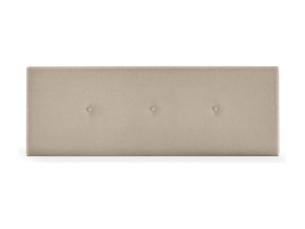 Beige Fabric Bed, 160 x 50 cm