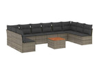 Gray Woven Resin Wicker Outdoor Furniture Set - dlz1766584006578