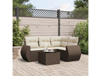 Brown Woven Resin Wicker Outdoor Furniture Set - dlz1766583569515