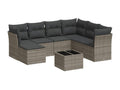 Gray Woven Resin Wicker Outdoor Furniture Set - dlz1766583942627