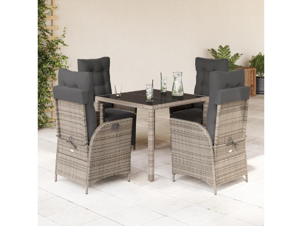Gray Woven Resin Wicker Home Furniture - dlz1766583944160