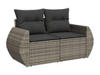 Gray Woven Resin Wicker Outdoor Furniture Set - dlz1766583489091