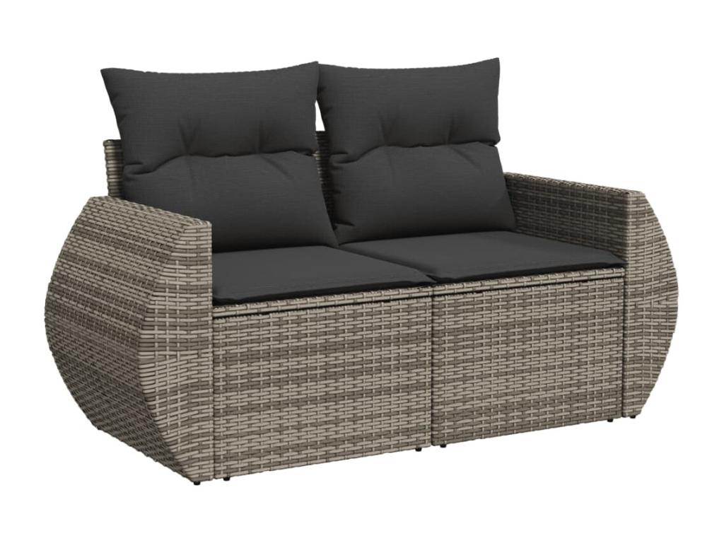Gray Woven Resin Wicker Outdoor Furniture Set - dlz1766583489091
