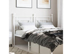 White Metal Bed