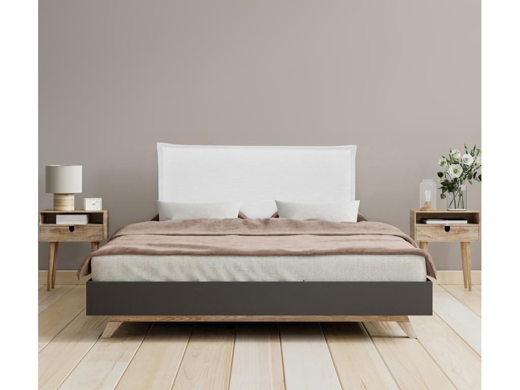 White Bed, 105 x 105 cm - dlz1766583352547