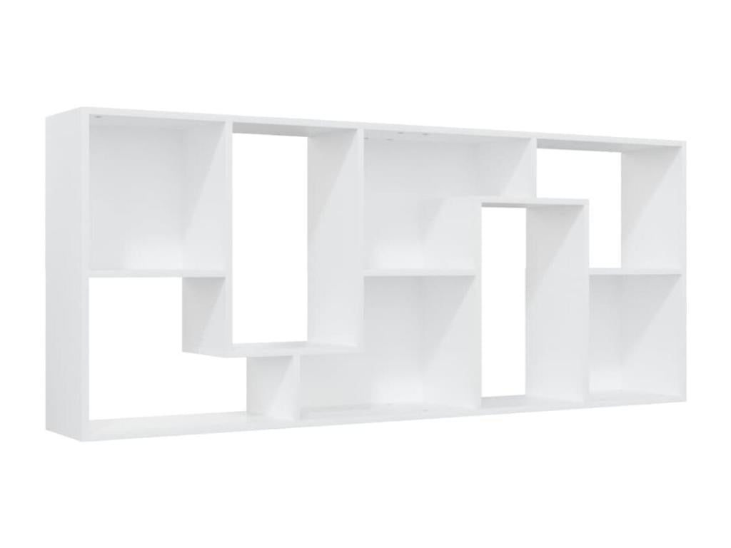 White Engineered Wood Bookcase, 67 x 24 x 161 cm