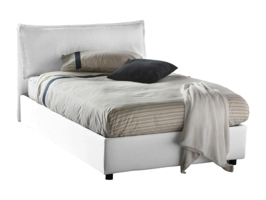 White Fabric Mattress, 120 x 200 cm