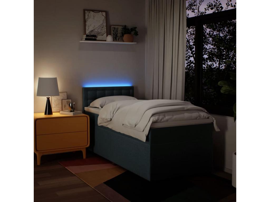 Blue Fabric Mattress, 80 x 200 cm - dlz1766583291163