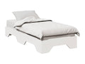 White Solid Wood Mattress, 100 x 200 cm
