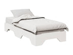 White Solid Wood Mattress, 100 x 200 cm