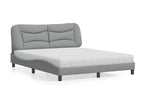 Gray Fabric Mattress, 160 x 200 cm