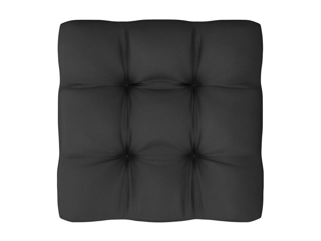 Black Pine Wood Outdoor Furniture Set