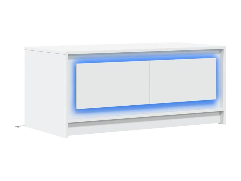 White Engineered Wood Coffee Table