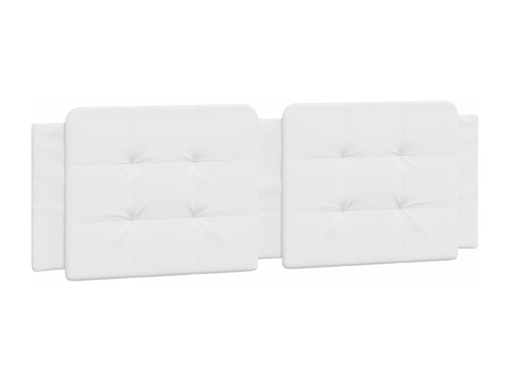 White Faux Leather Bed