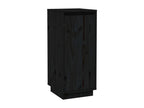 Black Solid Wood Sideboard, 31.5 x 34 x 75 cm