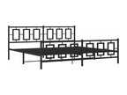 Black Metal Bed Frame, 193 x 203 cm