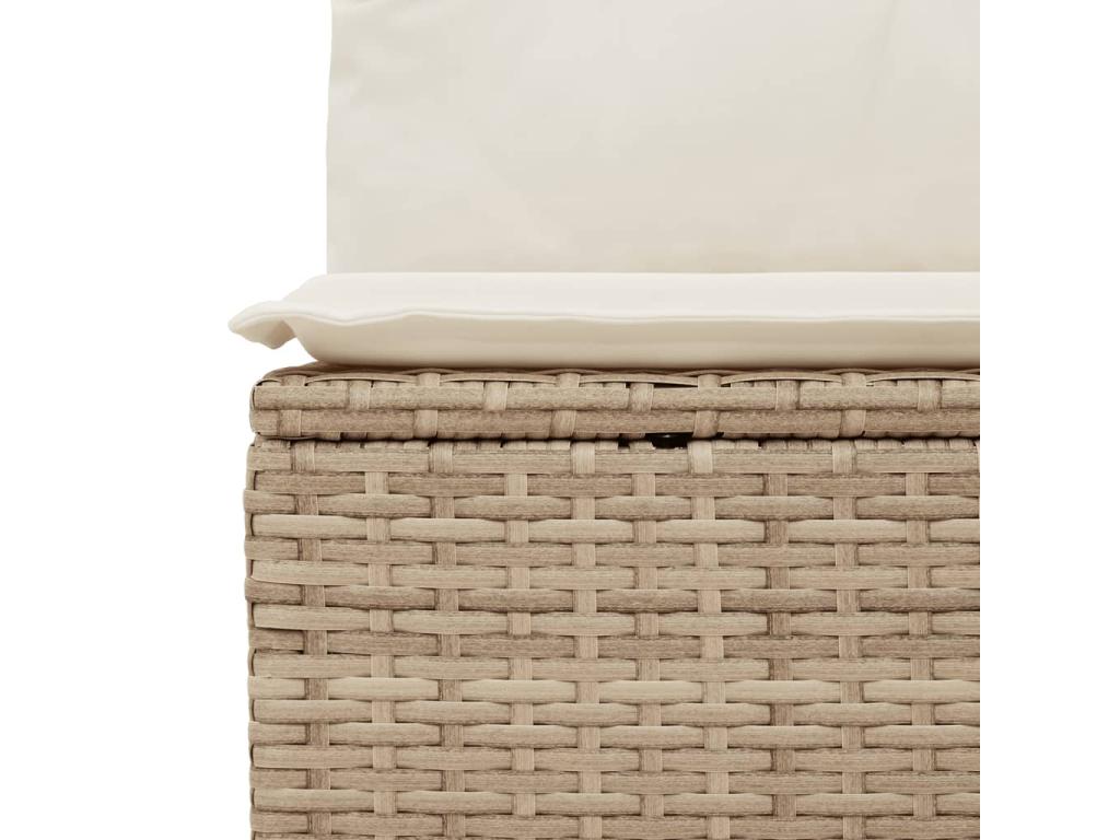 Beige Woven Resin Wicker Outdoor Furniture Set - dlz1766584028169