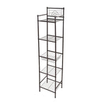 Bath Bliss 5 Tier Storage Shelf in Oil Rubbed Bronze - 13x11.6x58.7