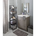 Bath Bliss 5 Tier Storage Shelf in Oil Rubbed Bronze - 13x11.6x58.7