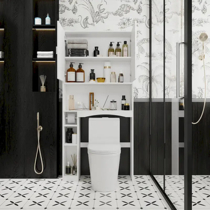 Over The Toilet Cabinet for Bathroom Storage Storage Shelf Organizer