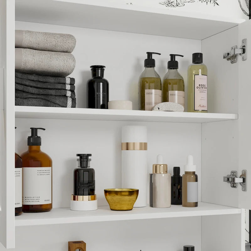 Over The Toilet Cabinet for Bathroom Storage Storage Shelf Organizer