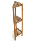 Teak Corner Shelf Fiji 36 (90cm) 3 tiers