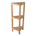 Teak Corner Shelf Fiji 36 (90cm) 3 tiers