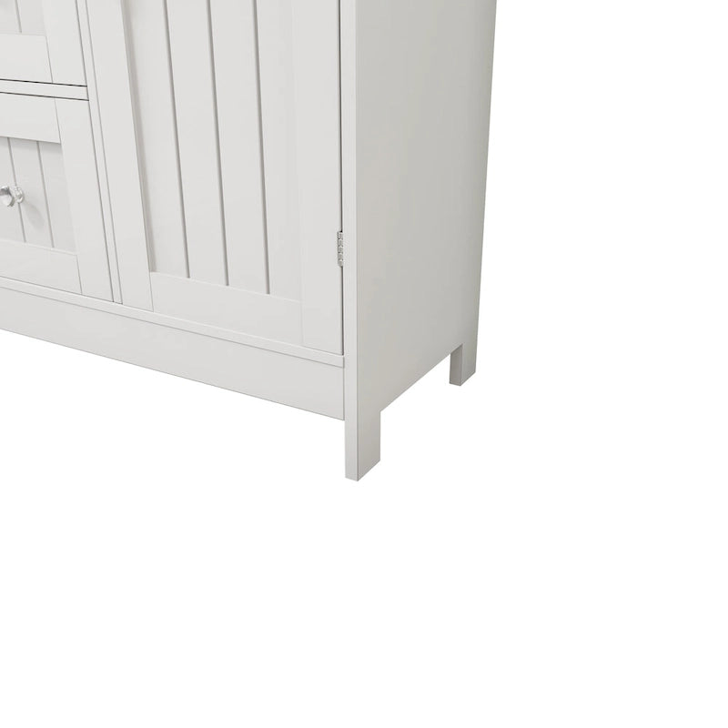 Bathroom Standing Storage Cabinet with 3 Drawers - N/A