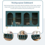 59.8 TV Stand with Storage Cabinet and Adjustable Shelves - N/A