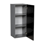 24 x 36 Wall Cabinet-Single Door-Grey - 24 x 36 x 12