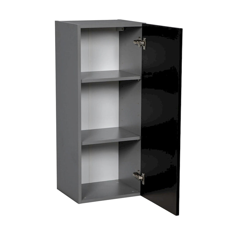 24 x 36 Wall Cabinet-Single Door-Grey - 24 x 36 x 12