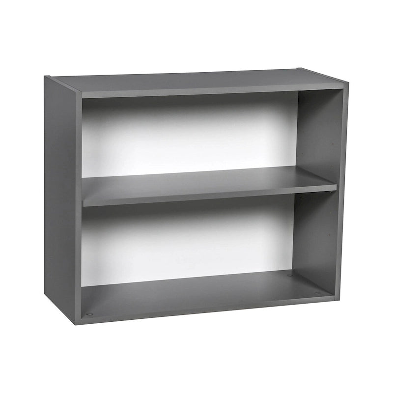 24 x 24 Wall Cabinet-Double Door-Grey - 24 x 24 x 12