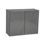 24 x 24 Wall Cabinet-Double Door-Grey - 24 x 24 x 12
